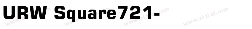 URW Square721字体转换 URW Square721字体转换